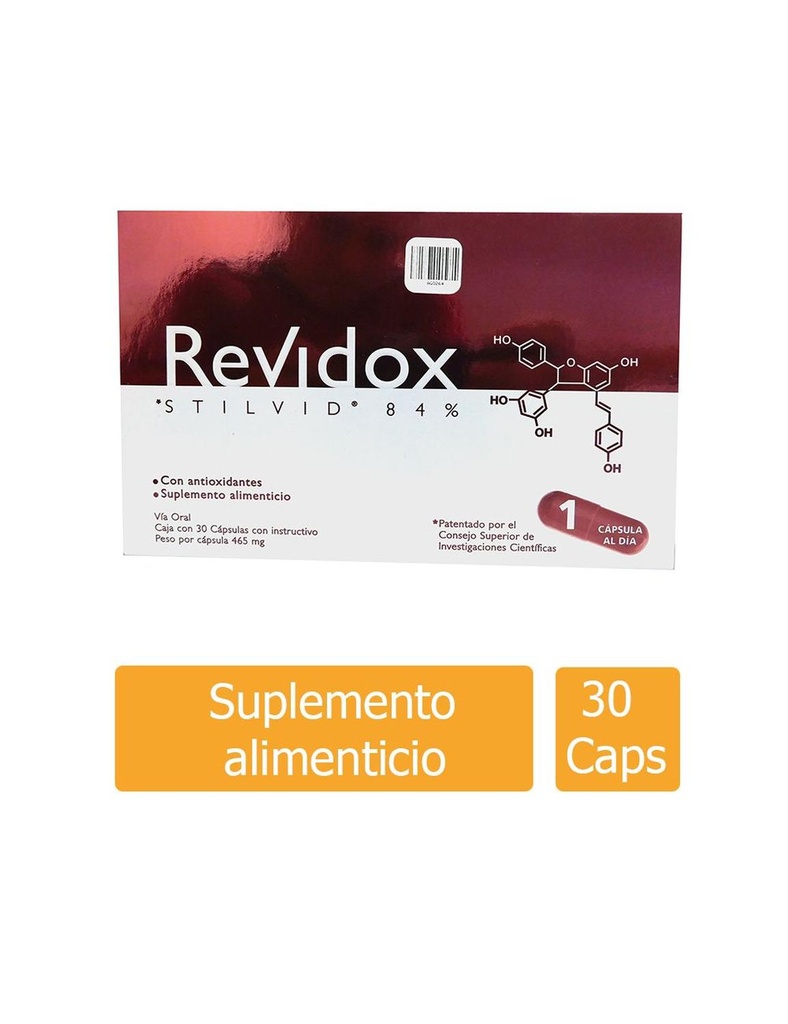 Revidox 84 % Caja Con 30 Cápsulas