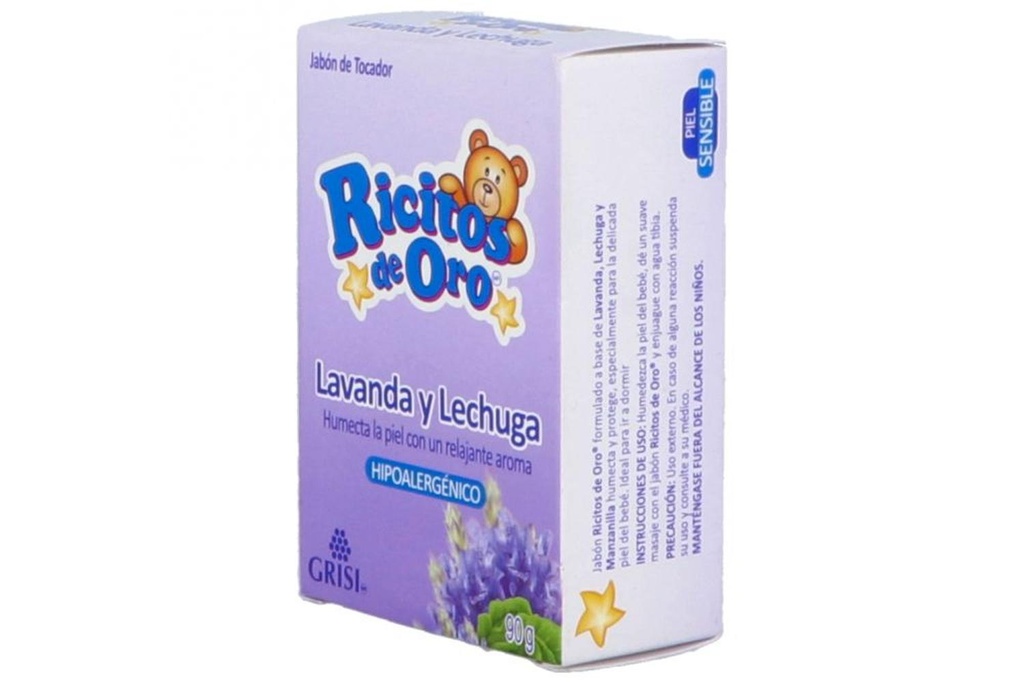 Jabón Ricitos De Oro Lavanda Y Lechuga 90 G 