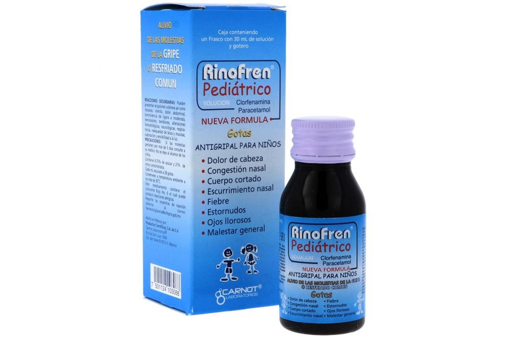 Rinofren Pediátrico .05/8 G Solución Y Gotero 30 Ml 