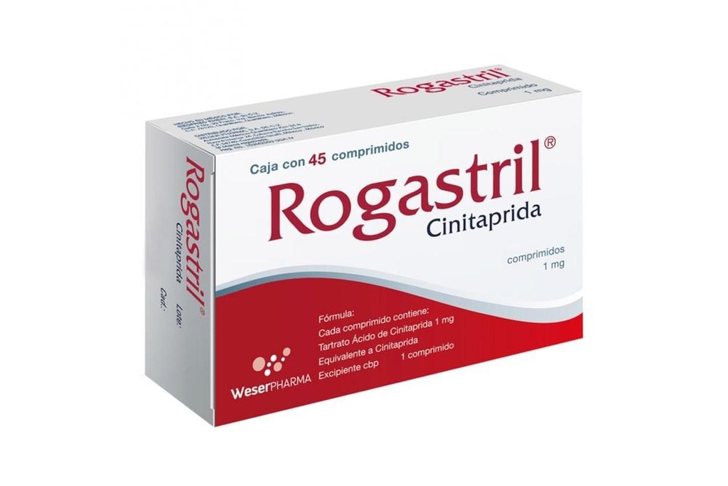 Rogastril 1 Mg 45 Comprimidos 