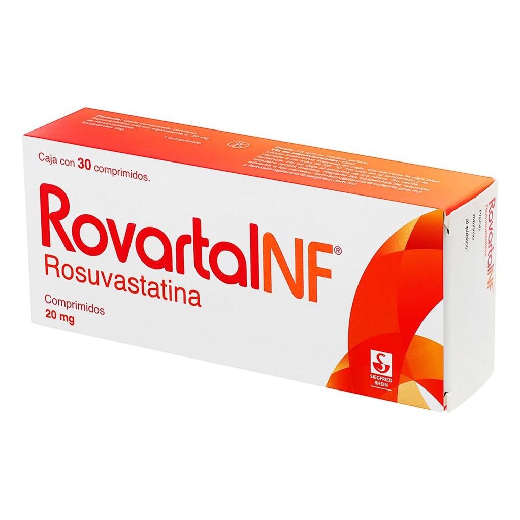 Rovartal Nf 20 Mg 30 Comprimidos 