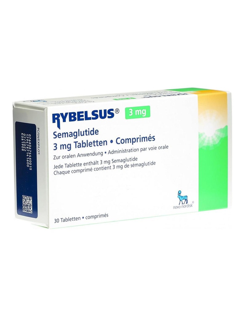 Rybelsus 3 Mg 30 Tabletas 