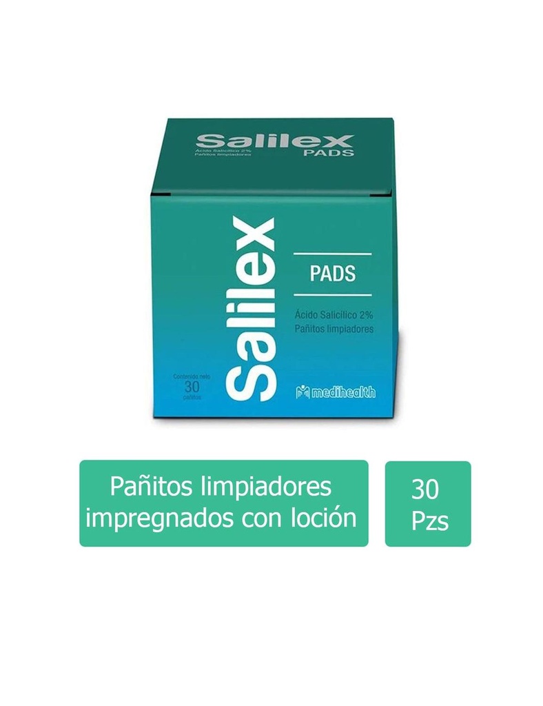 Salilex Pads 2 % 30 Pañitos Limpiadores 