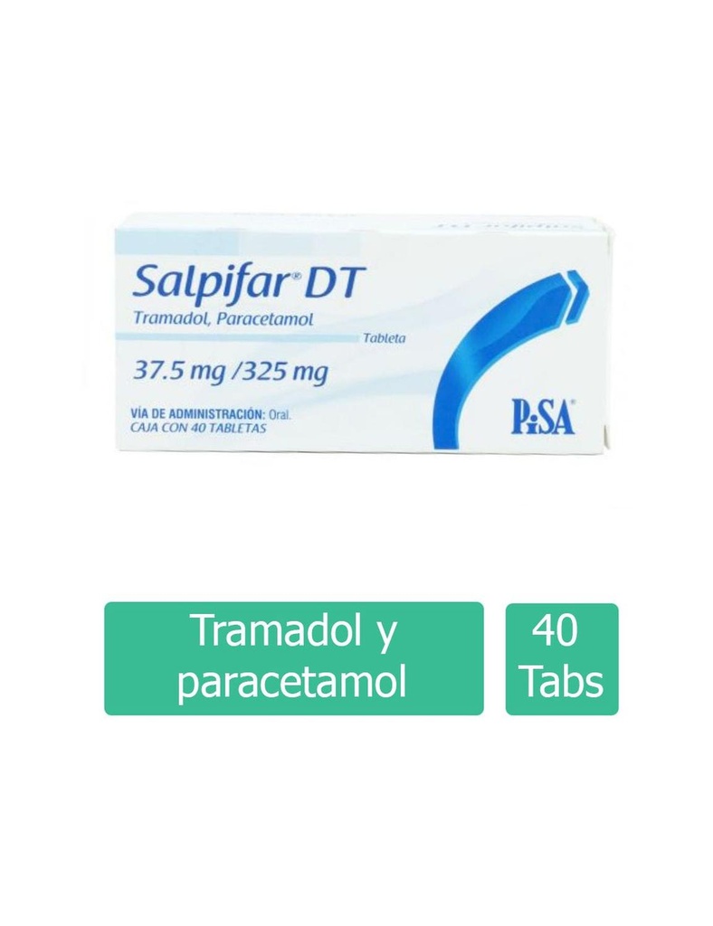 Salpifar DT 37.5 Mg/325 Mg 20 Tabletas 