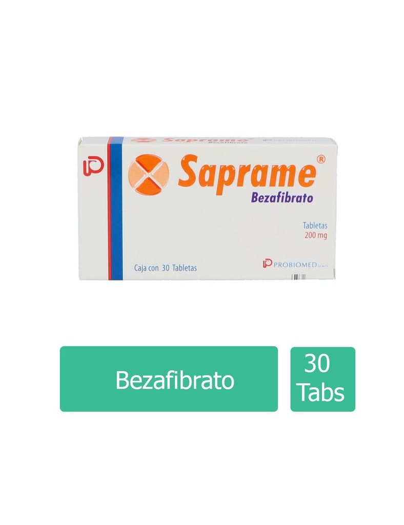 Saprame 200 Mg 30 Cápsulas 