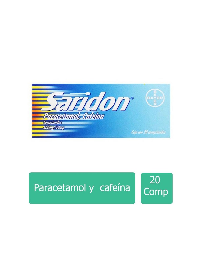 Saridon 20 Comprimidos 