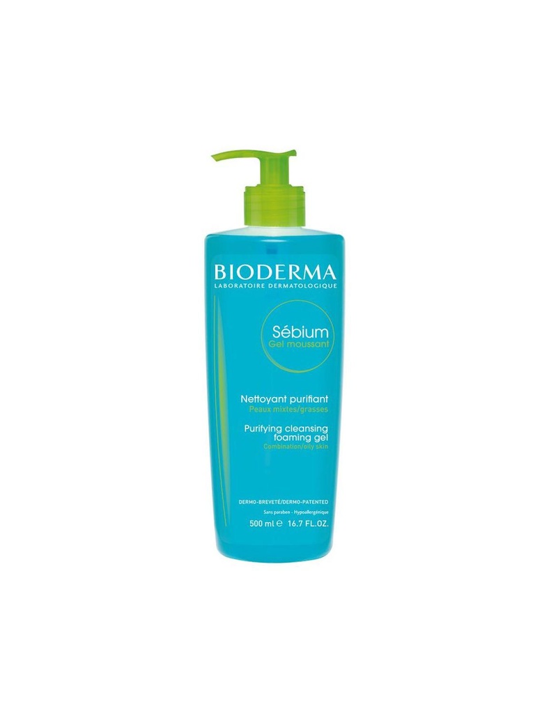 Gel Limpiador Para Piel Mixta Bioderma Sébium 500 Ml 