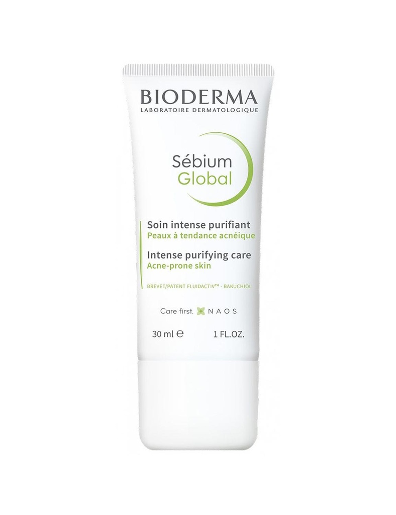 Tratamiento Bioderma Sébium Global Piel Acnéica 30 Ml 