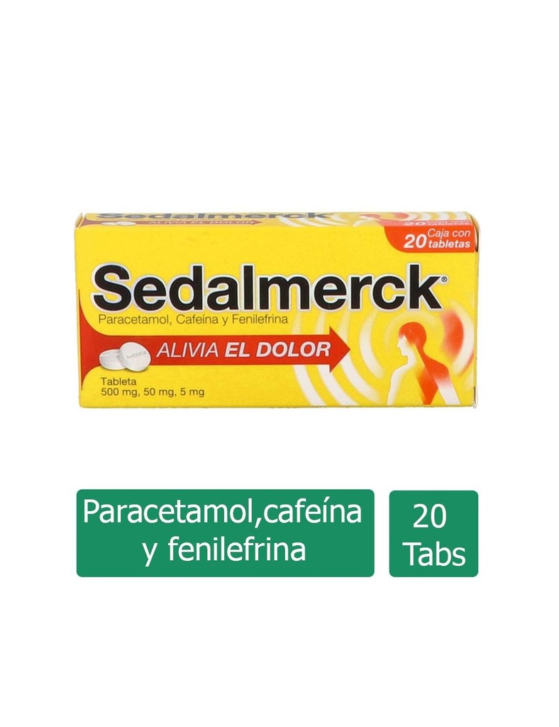 Sedalmerck Nueva Fórmula 20 Tabletas 