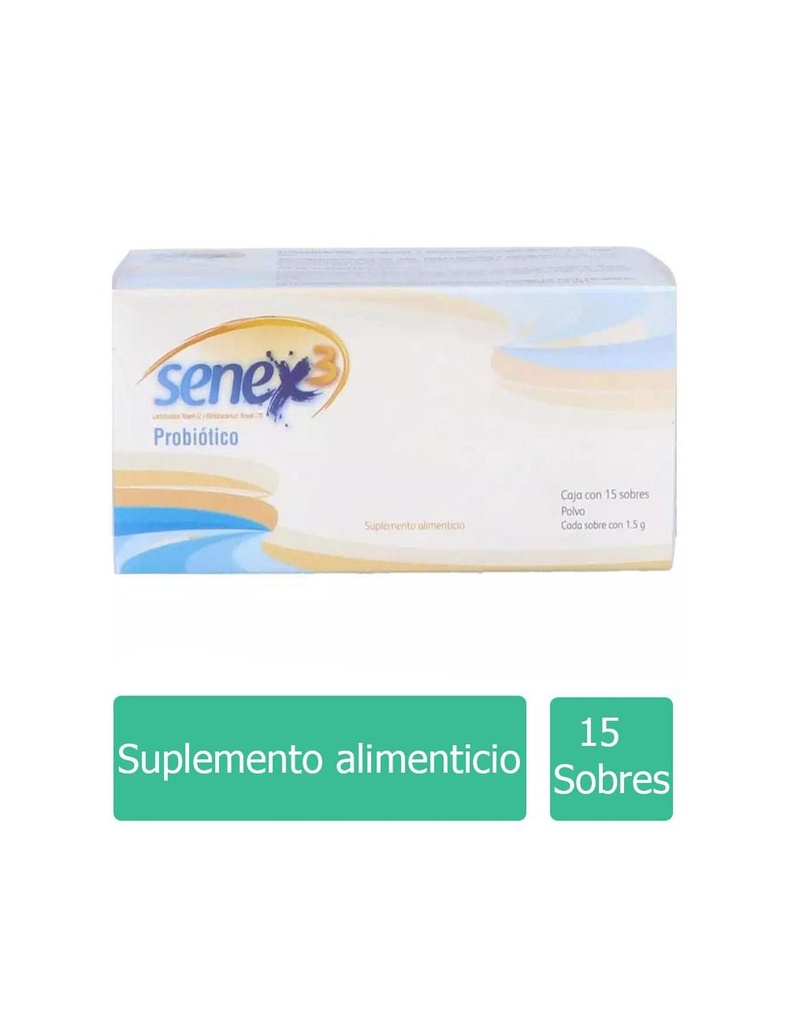 Senex 3 Caja Con 15 Sobres 1.5 G