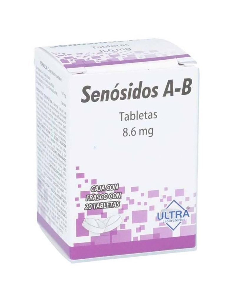 Senósidos A-B 8.6 Mg 20 Tabletas Genérico Ultra Lab 