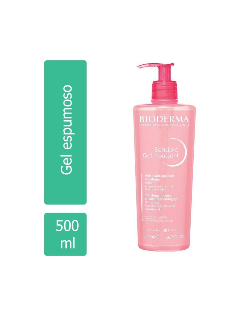 Gel Espumoso Bioderma Sensibio 500 Ml 