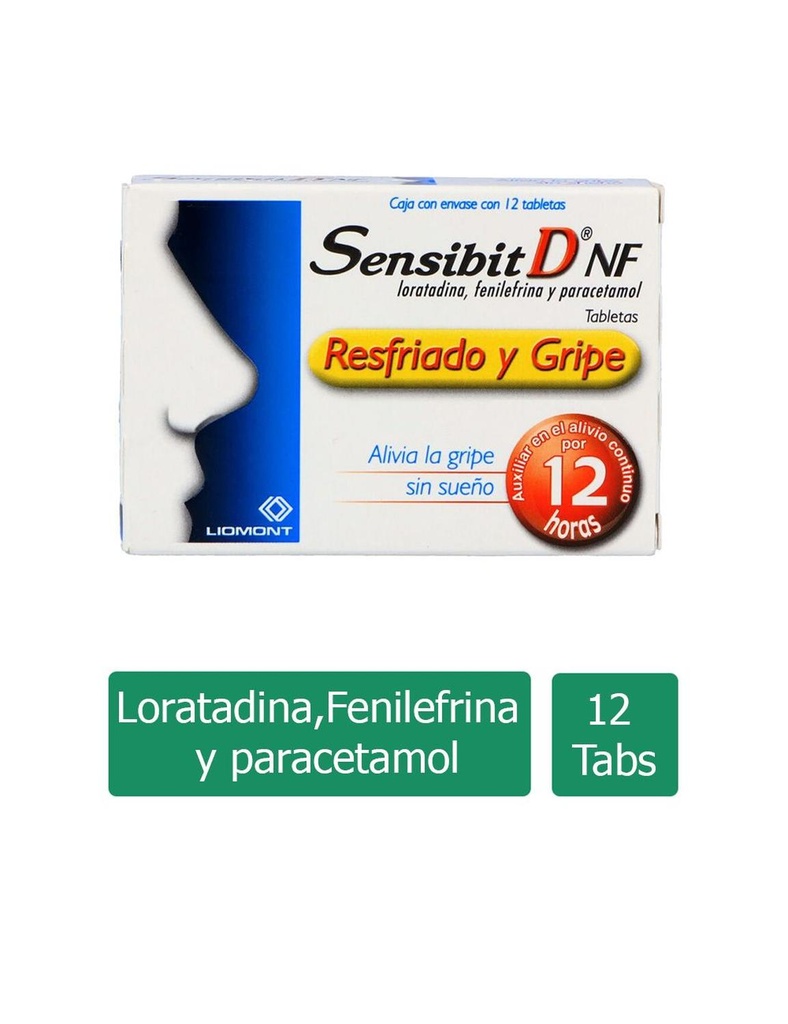 Sensibit D Nf 2.5/5/500 Mg 12 Tabletas 