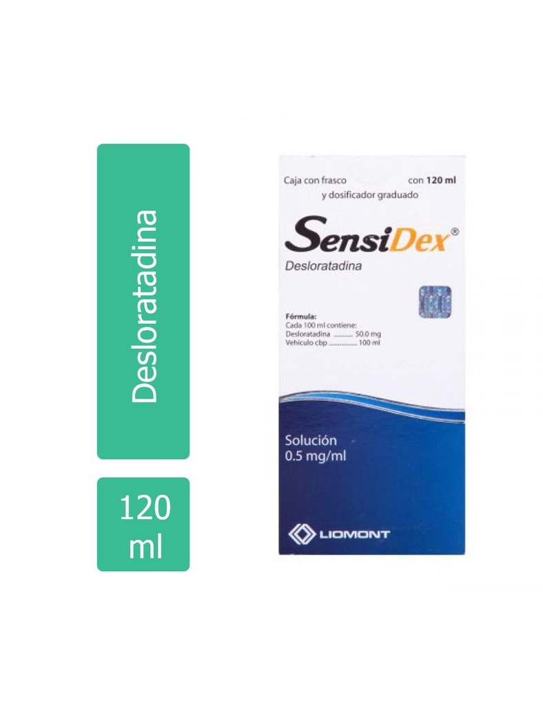 Sensidex 0.5 Mg Solución Con Dosificador 120 Ml 