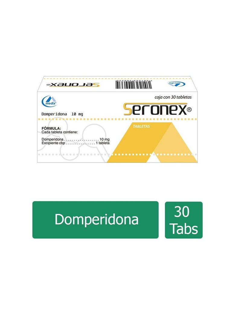 Seronex 10 Mg 30 Tabletas 