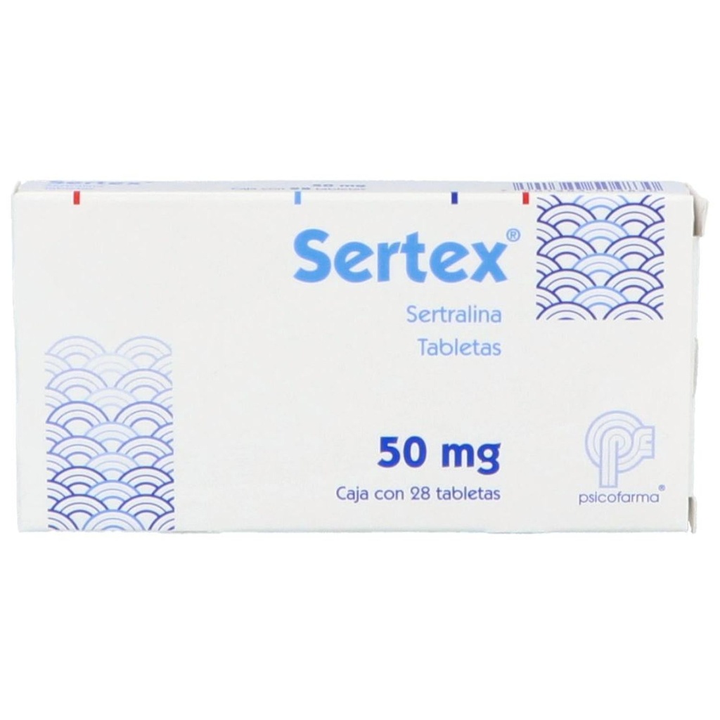 Sertex 50 Mg 28 Tabletas 
