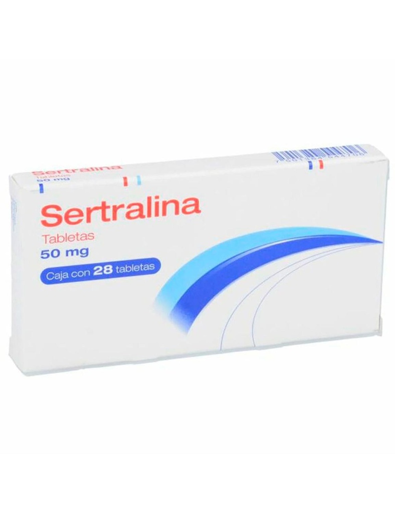 Sertralina 50 Mg 28 Tabletas Genérico Psicofarma 