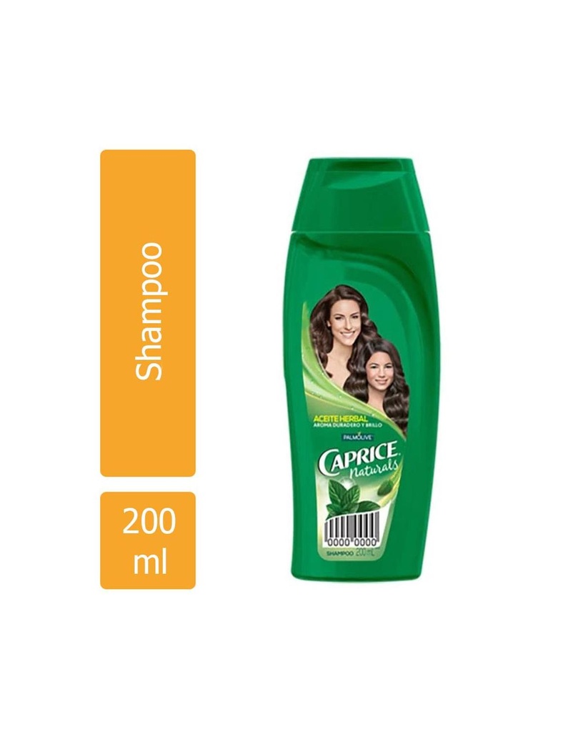 Shampoo Caprice Naturals Aceite Herbal 200 Ml 