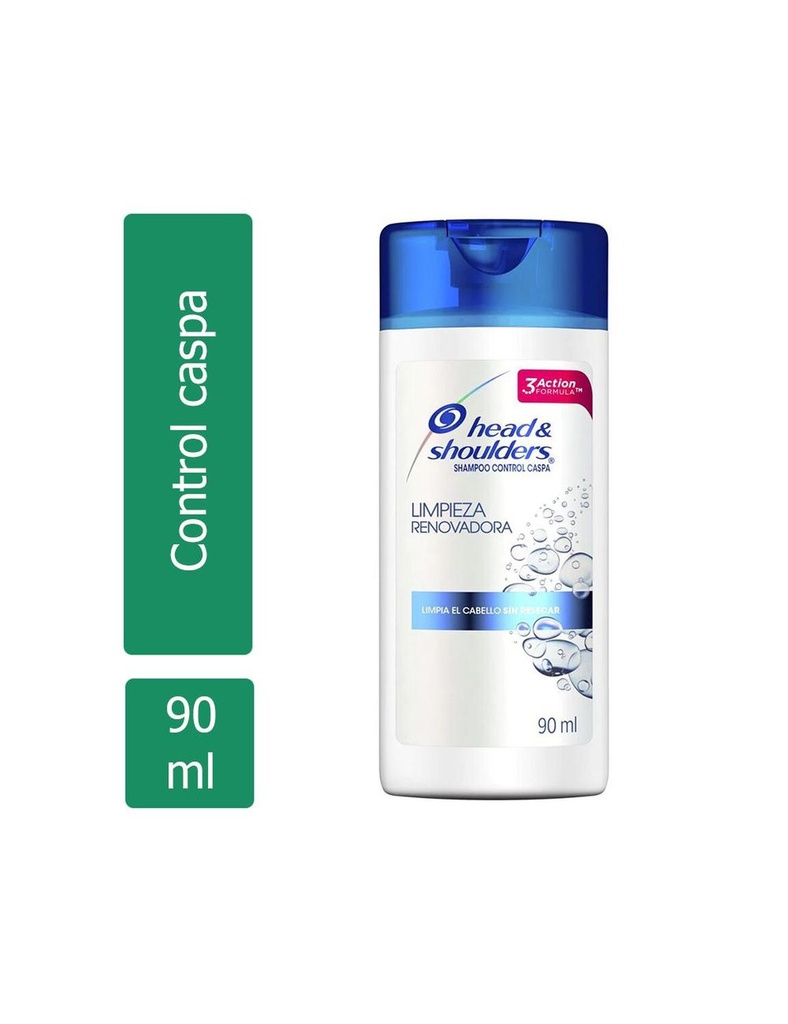 Shampoo Head & Shoulders Limpieza Renovadora 90 Ml 