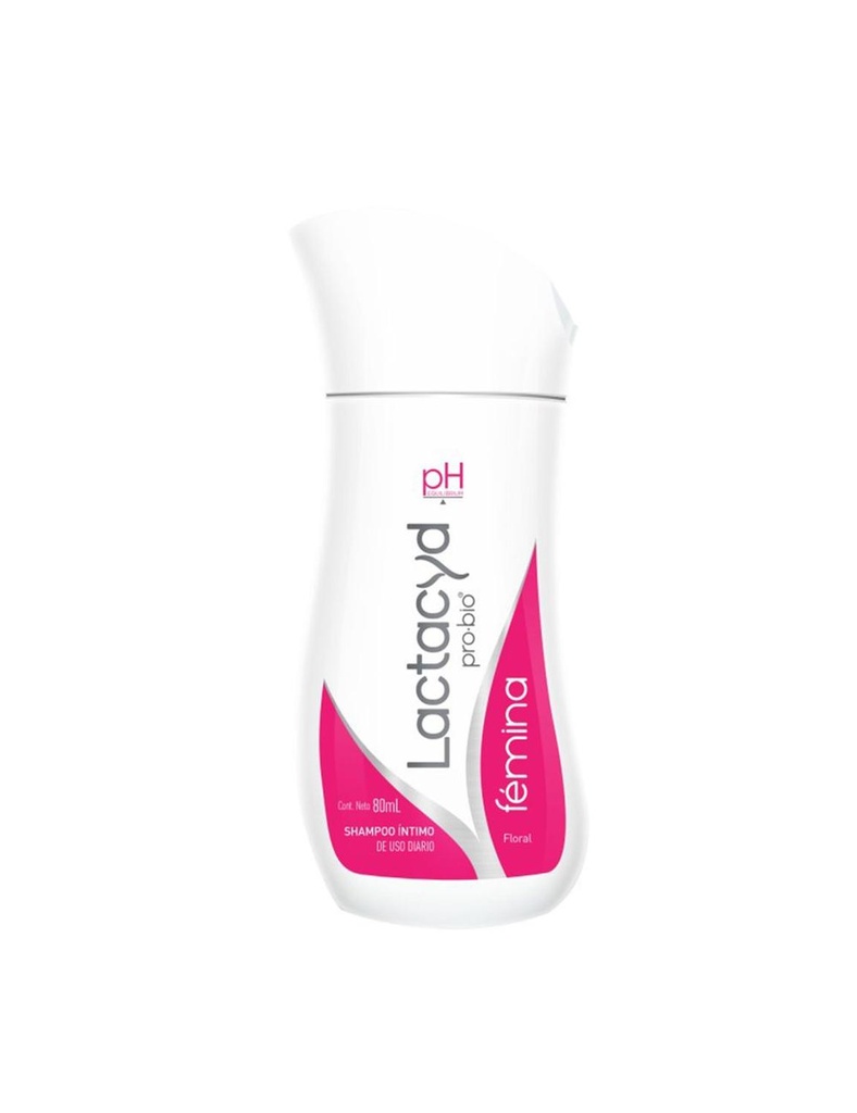 Lactacyd Fémina Shampoo Íntimo De Uso Diario, 80Ml 