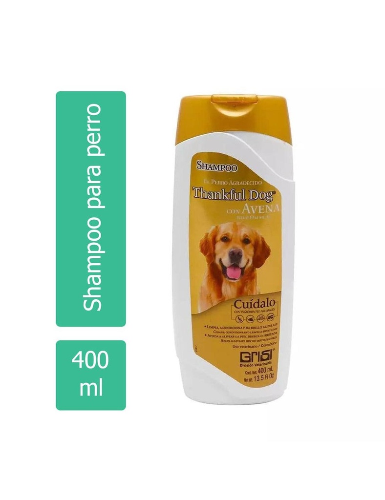 Shampoo Grisi Perro Agradecido Avena 400 Ml 