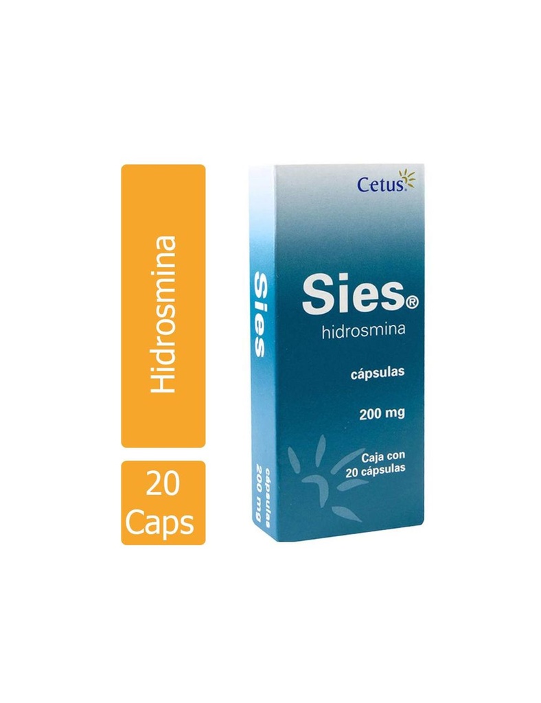 Sies 200 Mg 20 Cápsulas 