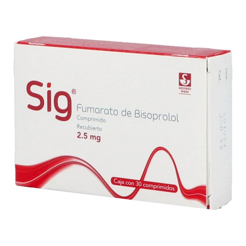 Sig 2.5 Mg 30 Comprimidos 