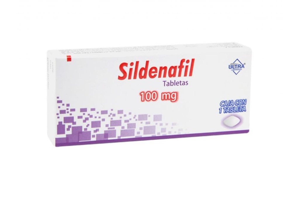 Sildenafil 100 Mg 1 Tableta Genérico Ultra Lab 