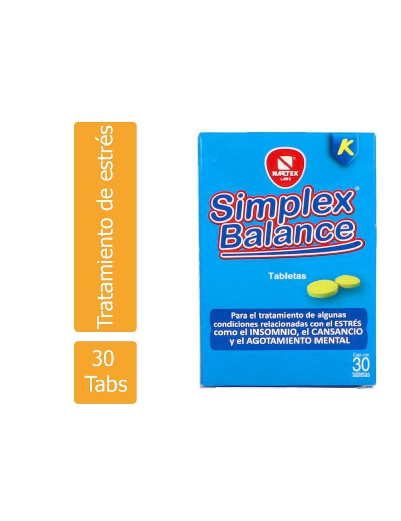 [7501358100006] Simplex 30 Tabletas 