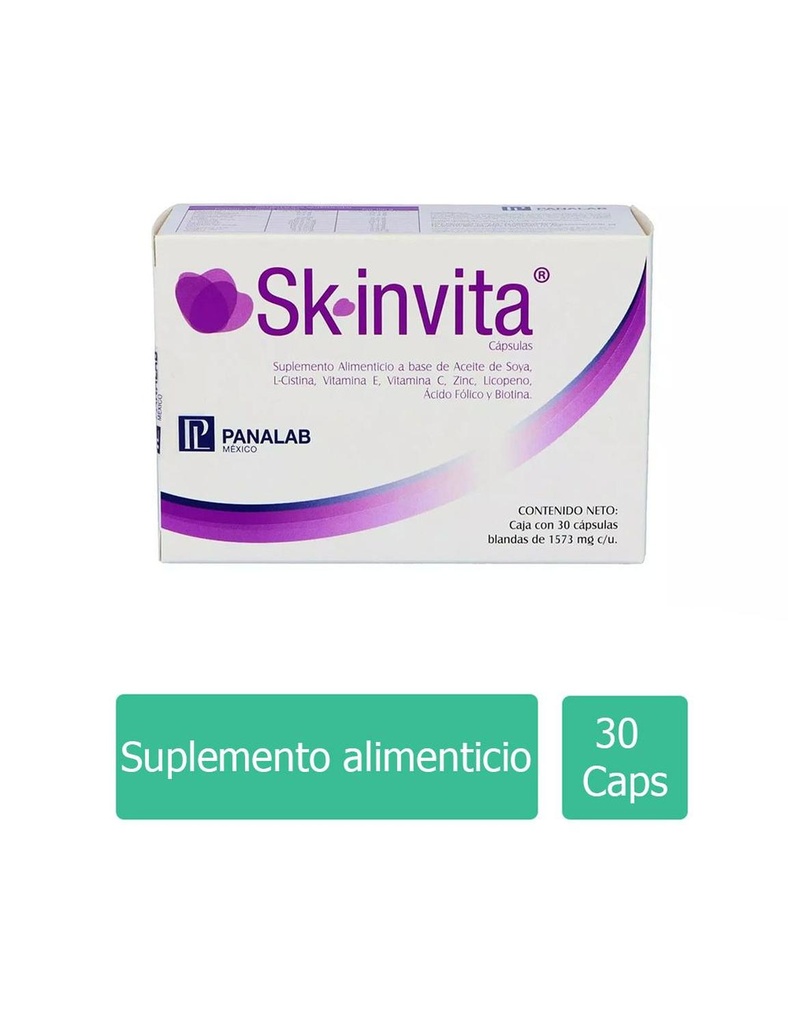 Sk Invita Suplemento Alimenticio 30 Cápsulas 
