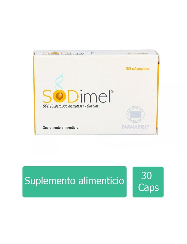 [7502002460965] Sodimel Suplemento Alimenticio 30 Cápsulas 