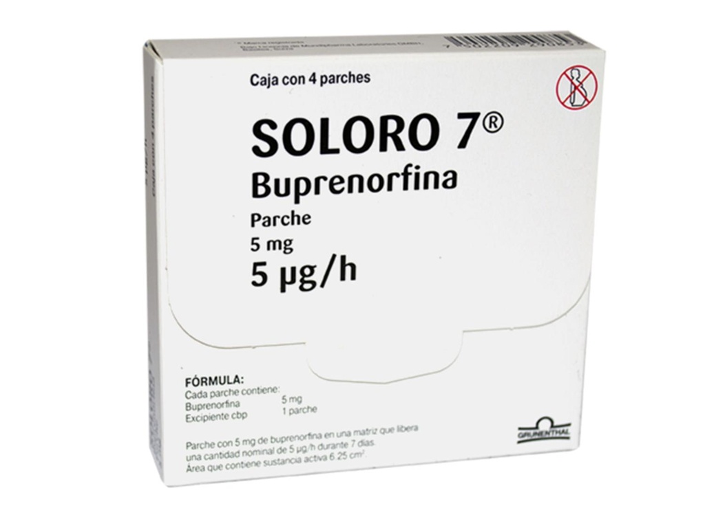 Soloro 7 5 Mg 4 Parches 