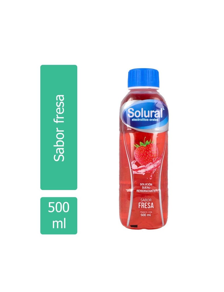 Solural Electrolitos Fresa 500 Ml Genérico Amsa 