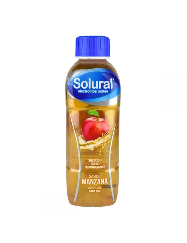 Solural Electrolitos Manzana 500 Ml Genérico Amsa 