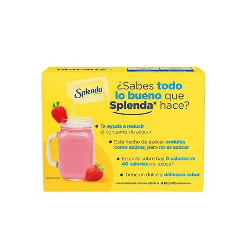 Splenda 1 G Caja Con 50 Sobres Individuales