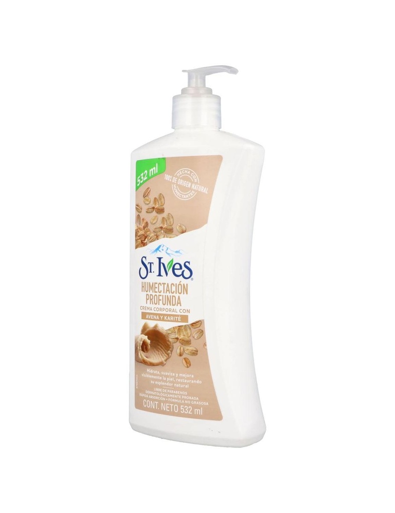 Crema St Ives Corporal Avena-Karité 532 Ml 