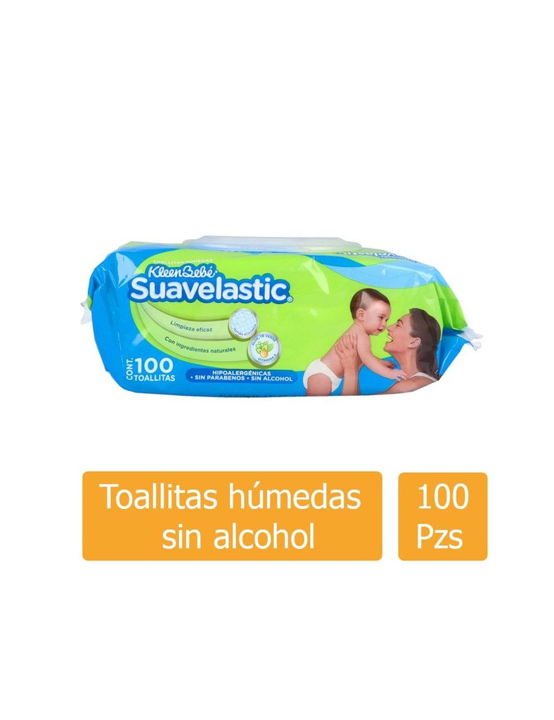 Toallitas Húmedas KleenBebé Suavelastic Max 100 Piezas 