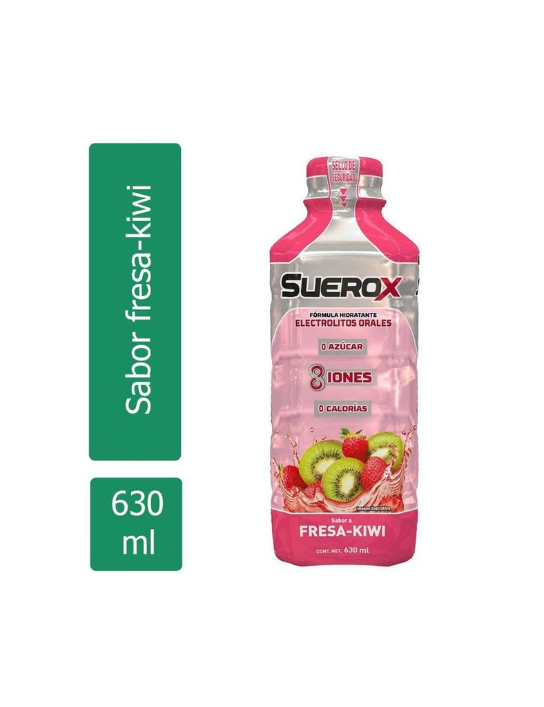 Suerox 8 Iones Fresa Kiwi 630 Ml 