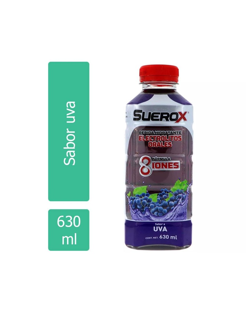 [650240032271] Suerox 8 Iones Uva 630 Ml 