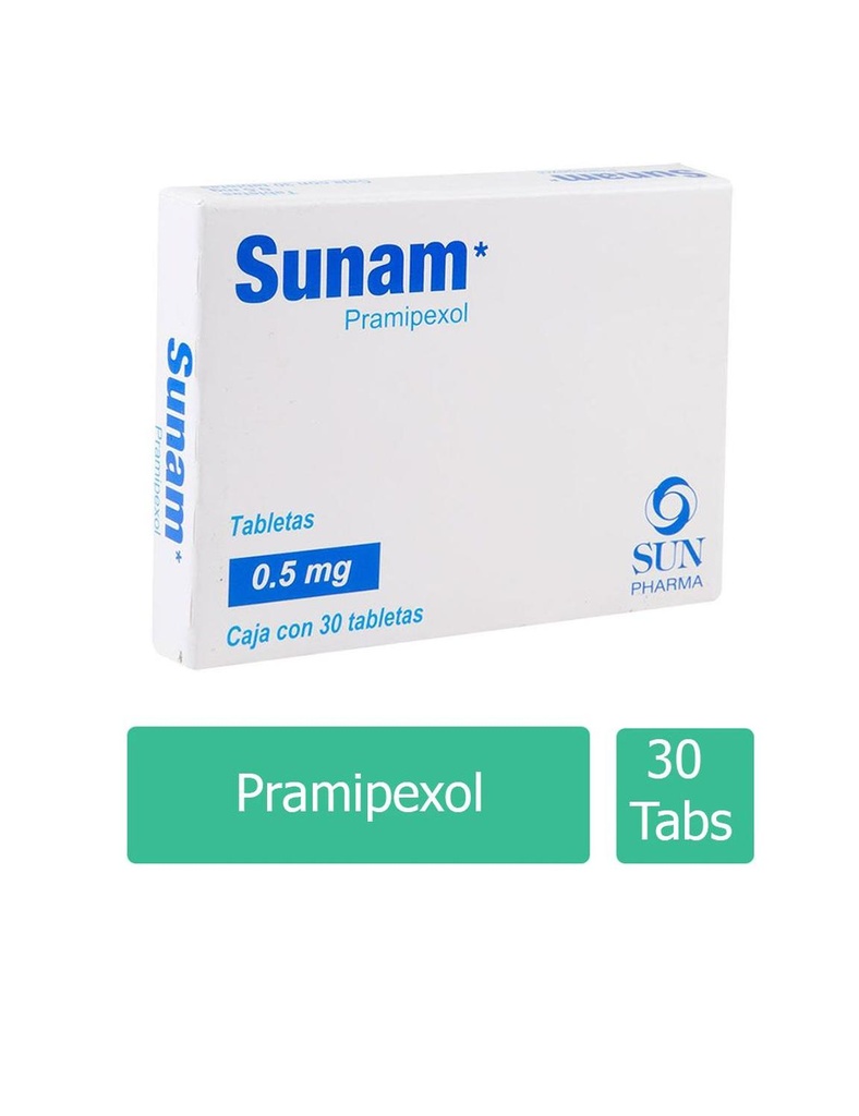 Sunam 0.5 Mg 30 Tabletas 