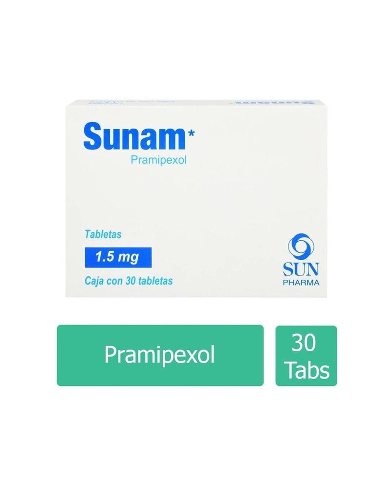 Sunam 1.5 Mg 30 Tabletas 