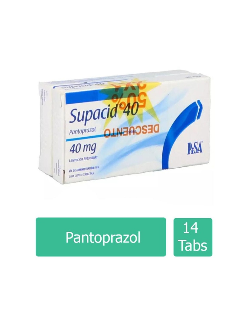 Supacid 40 Mg Dúo 14 Grageas 