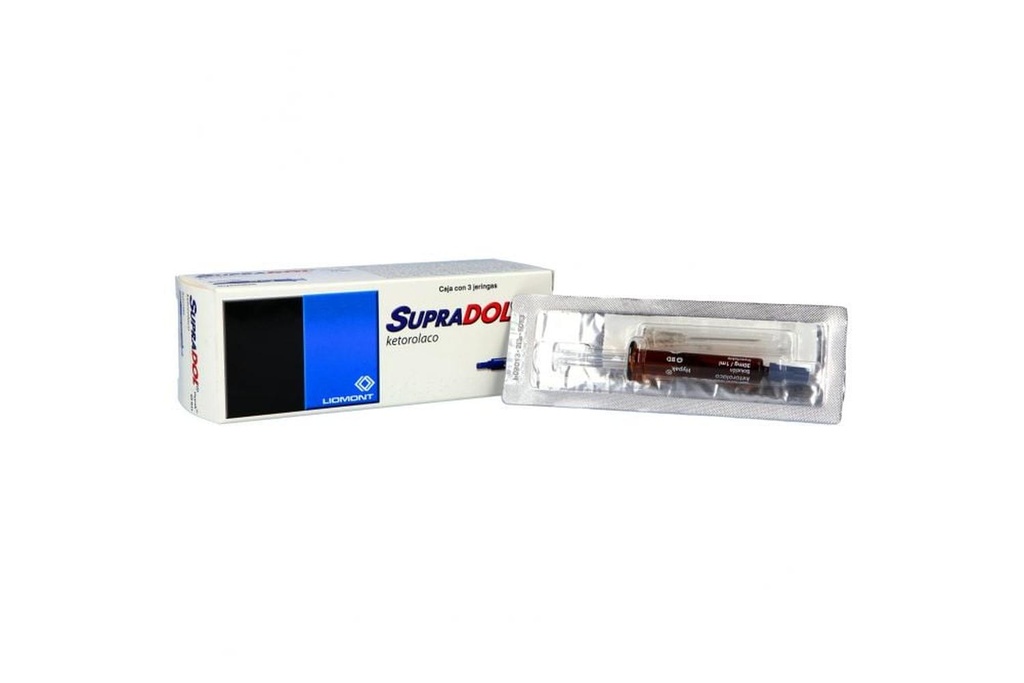 Supradol Hypak 30 Mg Inyectable 3 JeringaS 1 Ml 