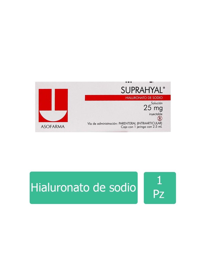 Suprahyal 25 Mg Jeringa Prellenada 2.5 Ml 