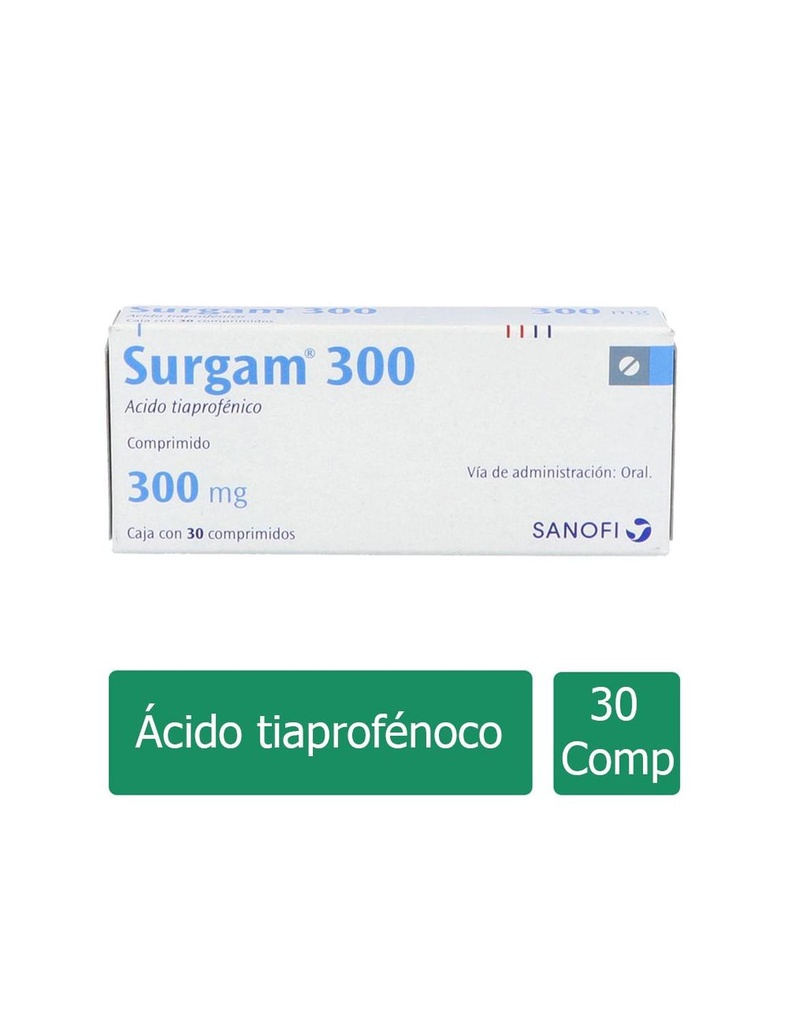 Surgam 300 Mg 30 Comprimidos 