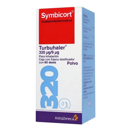 Symbicort 320/9 Mcg Polvo 60 Dosis 