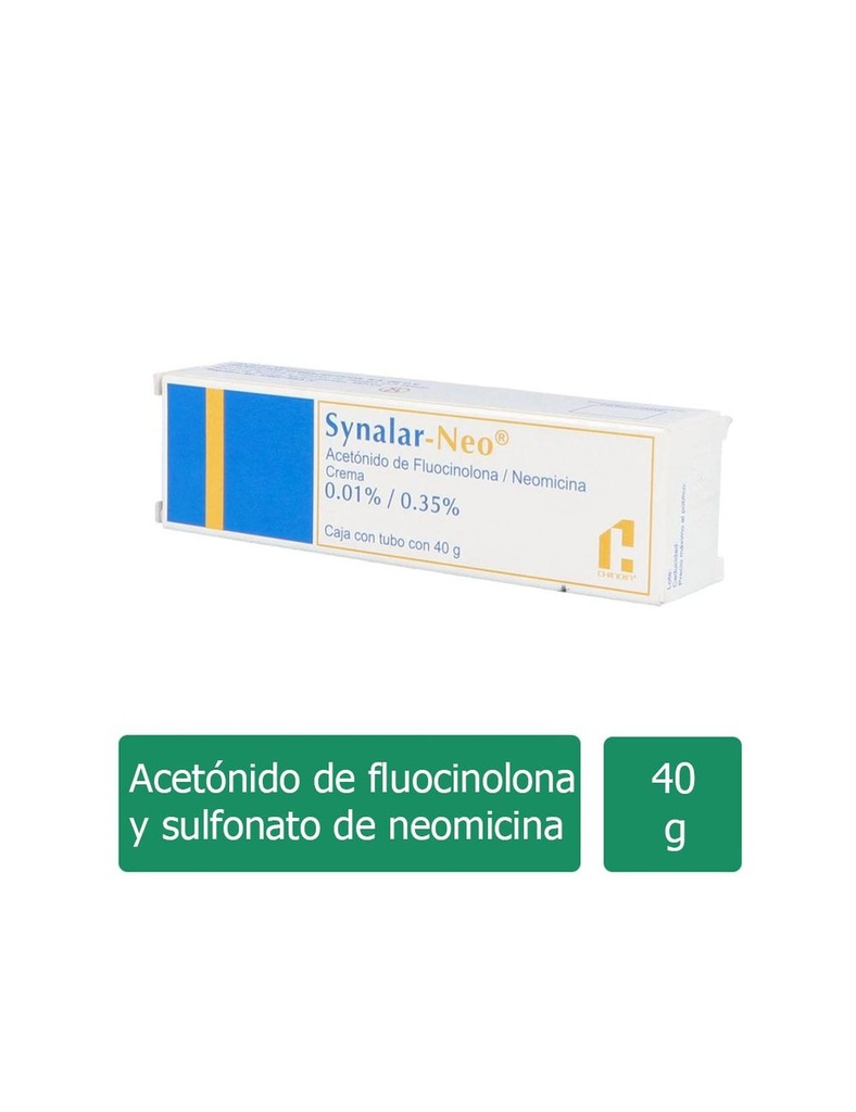Synalar Neomicina 0.01 % Crema Tubo 40 G 