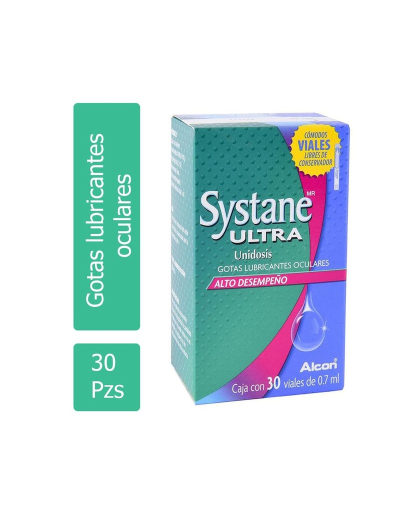 Systane Ultra Gotas 0.7 Ml 30 Viales 