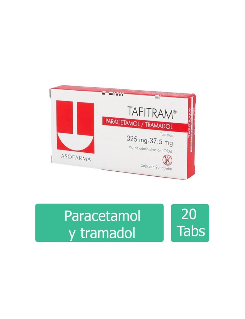 Tafitram 325/37.5 Mg 20 Comprimidos 