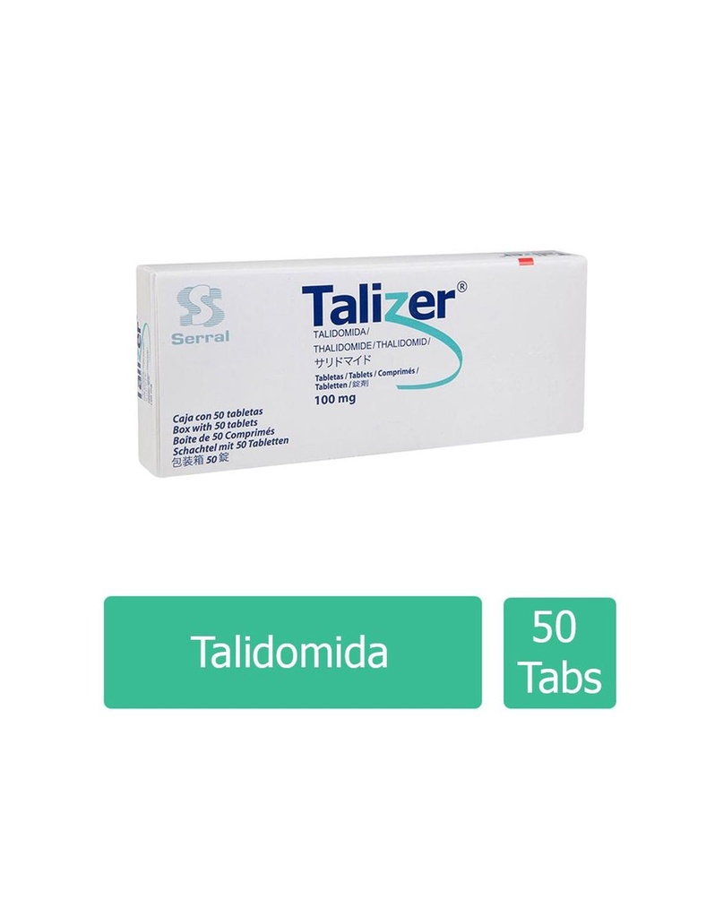Talizer 100 Mg 50 Tabletas 